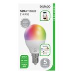 Deltaco SH-LE14G45RGB soluzione di illuminazione intelligente Lampadina intelligente Wi-Fi 5 W