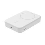 Belkin-BoostCharge-Pro-Carica-wireless-Bianco--BOOSTCHARGE-PRO-MAGNETISCHE-POW---BANK-WIRELESS-CHARGER-WITH-CABLE-