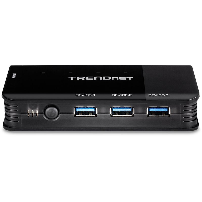 Trendnet-TK-U404-dati-del-computer-switcher--TRENDnet-TK-U404-4-Computer-4-Port-USB-3.1-Sharing-Switch-2Years-warranty-