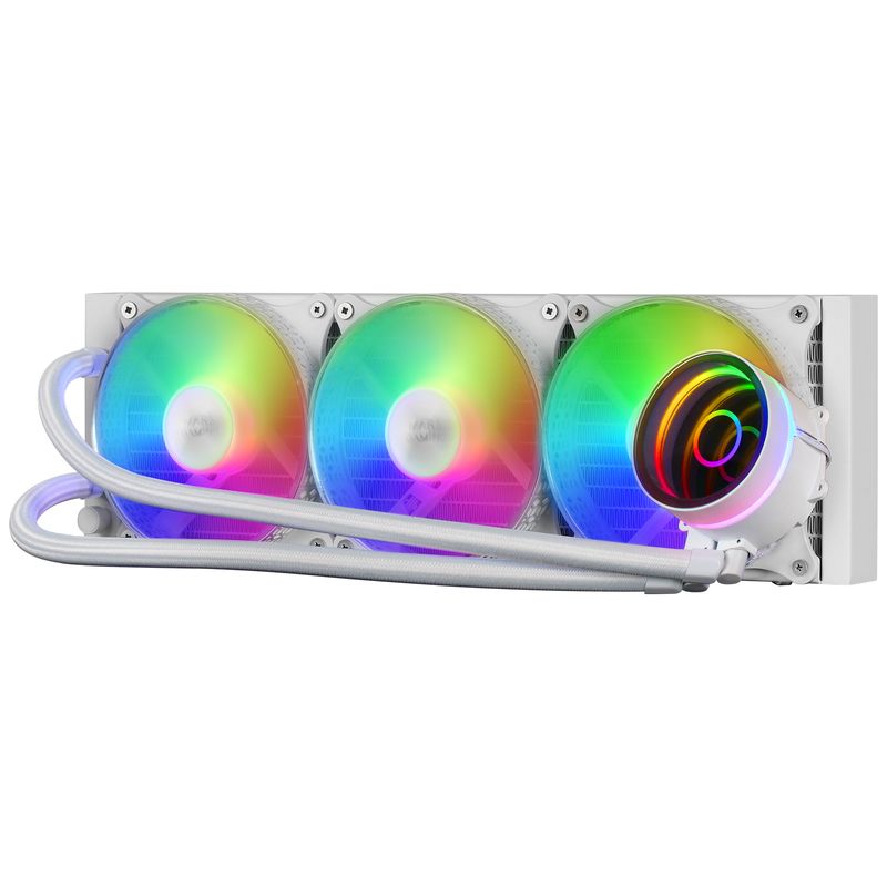 KIT-WATERCOOLING-AIO-MARS-GAMING-ML-ONE-RGB---360MM--BLANC-