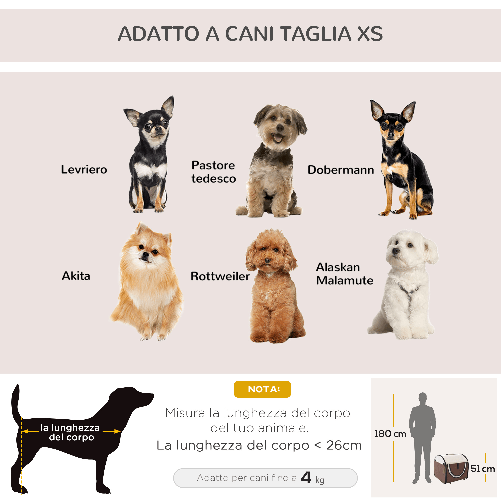 PawHut-Trasportino-Gabbia-da-Trasporto-per-Cani-Gatti-e-Animali-Domestici-Pieghevole-61x46x51cm-caffe