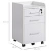 HOMCOM-Cassettiera-da-Ufficio-Bianca-in-Legno-con-Chiavi-e-3-Cassetti