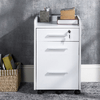 HOMCOM-Cassettiera-da-Ufficio-Bianca-in-Legno-con-Chiavi-e-3-Cassetti