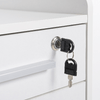 HOMCOM-Cassettiera-da-Ufficio-Bianca-in-Legno-con-Chiavi-e-3-Cassetti