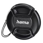 Hama Smart-Snap tappo per obiettivo Fotocamera 55 cm Nero (Hama Smart-Snap Lens Cap with Cord For Lenses w/ 55mm Filter