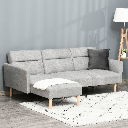 HOMCOM-Divano-Letto-3-Posti-Divano-Angolare-in-Tessuto-Grigio-con-Schienale-Regolabile-Stile-Scandinavo-207x146x80cm