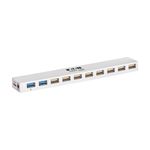 Eaton Tripp Lite U360-010C-2X3 hub di interfaccia USB 3.2 Gen 1 (3.1 Gen 1) Micro-B 5000 Mbit/s Bianco