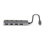 Lindy-43383-hub-di-interfaccia-USB-3.2-Gen-1-3.1-Gen-1-Type-C-5000-Mbit-s-Grigio--4-PORT-USB-3.2-TYPE-C-HUB-WITH-ON-O-