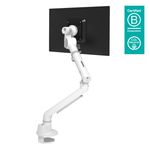 Dataflex Viewgo pro Bianco Scrivania (Dataflex Viewgo Pro White Single monitor arm 5Years warranty)