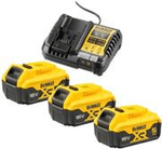 DCB1104P3-QW-set-batteria-e-caricabatterie-Li-Ion-5-Ah-18-V-nero-giallo