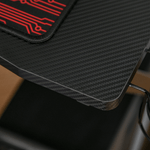HOMCOM-Scrivania-Gaming-con-Ripiano-per-Monitor-e-Supporti-Nero