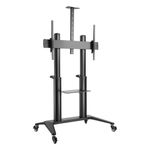 Vivolink VLFS70120 Supporto TV a parete 305 m 120 Nero (Mobile Stand Trolley black - VESA 1000x600 . - Warranty 144M)