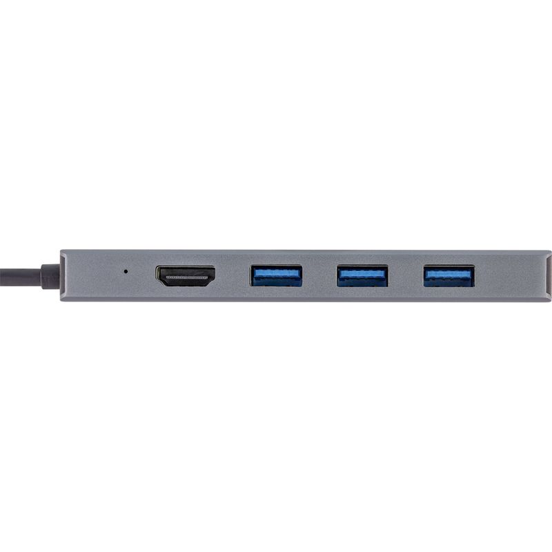 Multi-Hub-USB-3.2-USB-C-3x-USB-A--USB-C---Lettore-di-schede---HDMI---OTG