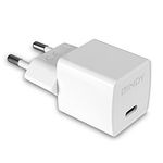 Lindy 73410 Caricabatterie per dispositivi mobili Smartphone Bianco AC Interno (20W USB Type C GaN Charger - Warranty 24