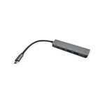 VALUE 12.99.1137 replicatore di porte e docking station per laptop Cablato USB 3.2 Gen 1 (3.1 Gen 1) Type-C Nero, Grigio