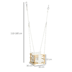 AIYAPLAY-Altalena-per-Bambini-9-36-Mesi-in-Legno-e-Cotone-con-Corda-Regolabile-e-Cuscino-30x30x110-180-cm