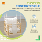 AIYAPLAY-Altalena-per-Bambini-9-36-Mesi-in-Legno-e-Cotone-con-Corda-Regolabile-e-Cuscino-30x30x110-180-cm