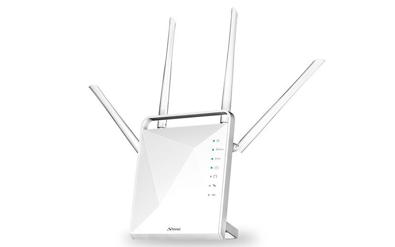 Strong-Dual-Band-Gigabit-Router-1200---Router-wireless---Switch-a-4-porte---GigE---802.11a-b-g-n-ac---Dual-Band