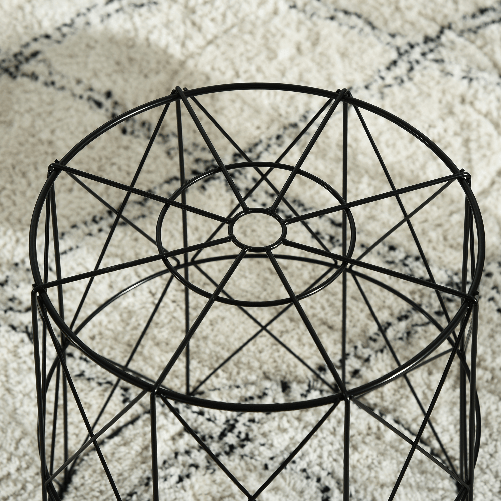 HOMCOM-Set-3-Tavolini-da-Salotto-con-Coperchio-Rimovibile---Nero