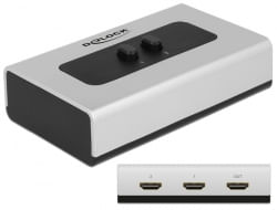 Delock-Switch-4K-HDMI-2-porte-bidirezionale-manuale