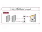 Delock-Switch-4K-HDMI-2-porte-bidirezionale-manuale