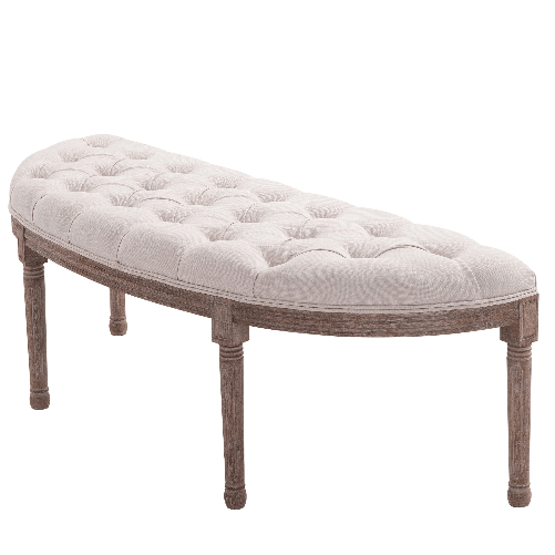 HOMCOM-Panca-Fondoletto-Semicircolare-con-Struttura-in-Legno-e-Imbottitura-in-Stile-Chesterfield-Beige-1405x51x48cm