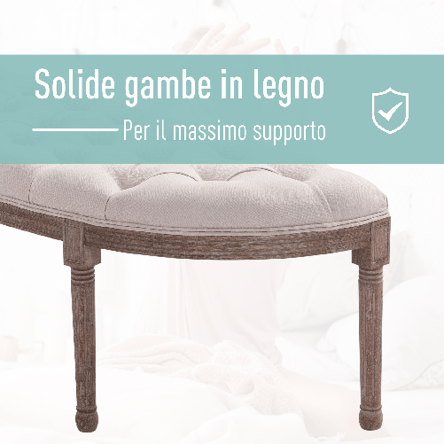 HOMCOM-Panca-Fondoletto-Semicircolare-con-Struttura-in-Legno-e-Imbottitura-in-Stile-Chesterfield-Beige-1405x51x48cm