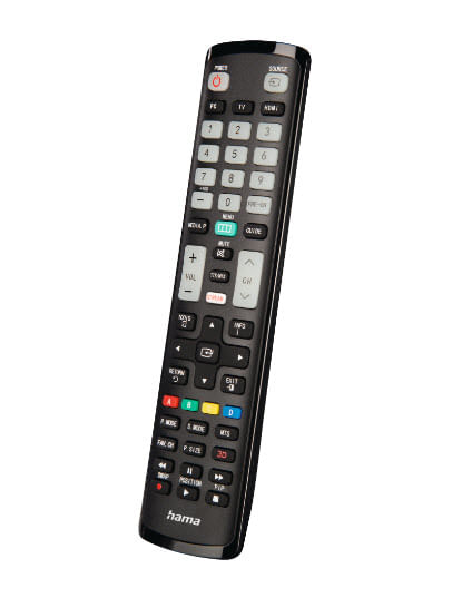 Hama-Universal-IR-Remote-Control-for-Samsung-TVs-Teachable-Smart-Buttons-Illuminating-Buttons-10m-Range