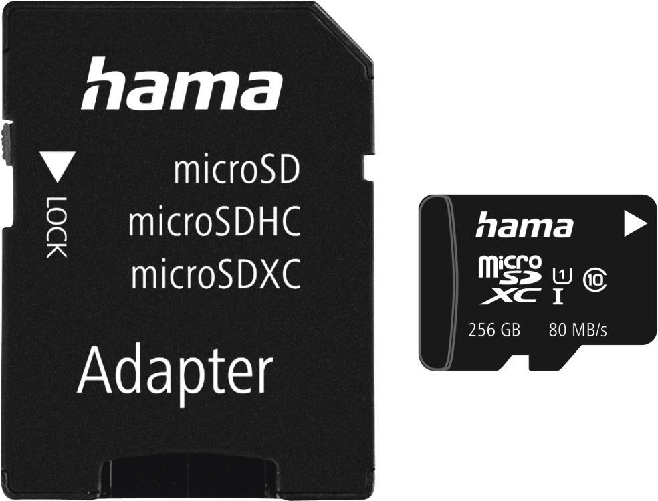 Hama-265GB-MicroSDHC-Card-with-SD-Adapter-Class-10-UHS-I-Up-to-80MB-s