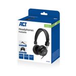 ACT-AC9300-hoofdtelefoon-headset-Hoofdtelefoons-Bedraad-Hoofdband-Muziek-Zwart