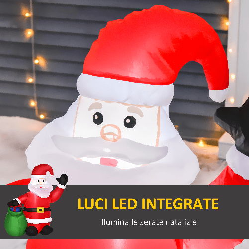 HOMCOM-Babbo-Natale-Gonfiabile-luminoso-a-LED-in-Poliestere-con-Ventilatore-70x45x120cm