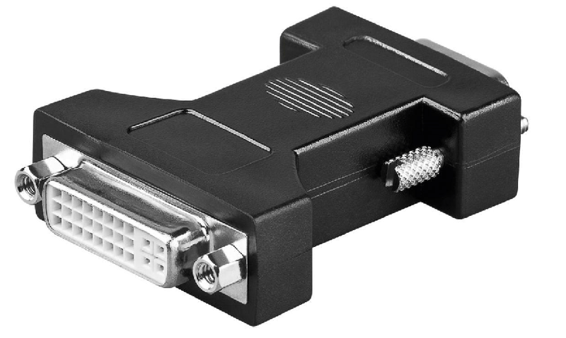 Microconnect-MONBG-adattatore-per-inversione-del-genere-dei-cavi-HD15-DVI-I-245Pin-Nero--Analog-DVI-VGA-Adaptor---Adapte