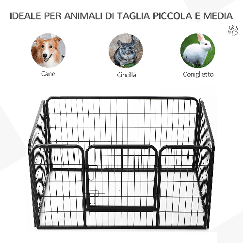 PawHut-Recinto-Modulare-per-Animali-Domestici-125x80x70cm