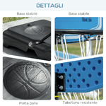 HOMCOM-Canestro-Basket-con-Altezza-Regolabile-195-245cm-Base-con-Ruote-e-Tabellone-Blu