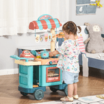 HOMCOM-Cucina-Giocattolo-Per-Bambini-3-6-Anni-con-50-Accessori-Inclusi