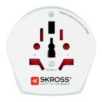 Skross 1.500210-E adattatore per presa di corrente Tipo F Universale Bianco