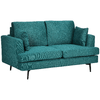 HOMCOM-Divano-2-Posti-Moderno-con-Rivestimento-in-Tessuto-e-Imbottitura-Spessa-160-x-87-x-87cm-Verde