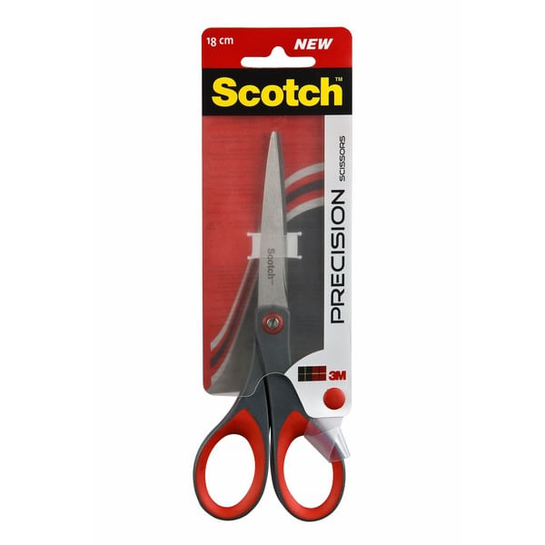 Forbici-scotch-Forbici-scotch-di-precisione-18-cm-18-cm-grigio-rosso