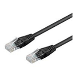 Goobay Wentronic goobay - Patch-Kabel - RJ-45 (M) bis RJ-45 (M) - 25,0m - UTP - CAT 5e - geformt - Schwarz (95640)