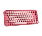 Logitech-Pop-Keys-tastiera-RF-senza-fili--Bluetooth-QWERTY-Inglese-UK-Borgogna-Rosa-Rosa--POP-Keys-Wireless-Mechanical-K