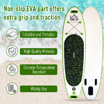 HOMCOM-Tavola-Gonfiabile-SUP-Stand-Up-Paddle-con-Pagaia-Regolabile-Tavola-da-Surf-con-Accessori-Verde-302x76x15cm