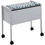 Durable DUREVOLE carrello per cartelle sospese Folderboy a fila singola grigio chiaro grigio chiaro