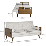 HOMCOM-Divano-Letto-Singolo-con-Mensole-Laterali-Seduta-3-Posti-e-Schienale-3-Reclinazioni-200x88x89cm