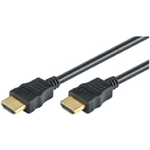 M-Cab 7200234 cavo HDMI 5 m HDMI tipo A Standard Nero (5M HDMI CABLE 4K30HZ BLACK - 3D DEEP COLOR BLACK HI-SPEED)