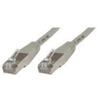 Microconnect Cat5e 0.5m cavo di rete Grigio 05 m F/UTP FTP (F/UTP CAT5e 0.5m Grey PVC - Outer Shield  Foil screening - 4