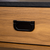 HOMCOM-Scrivania-per-Camera-e-Ufficio-con-Cassetto-Stile-Industriale-110x50x76cm-Noce-e-Nero