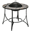 Outsunny-Braciere-da-Esterno-3-in-1-con-Tavolino-Griglia-e-Attizzatoio-in-Metallo-e-Ceramica-75x75x60-cm