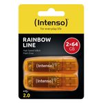 Intenseo-Rainbow-Line-2x-64-GB---Orange