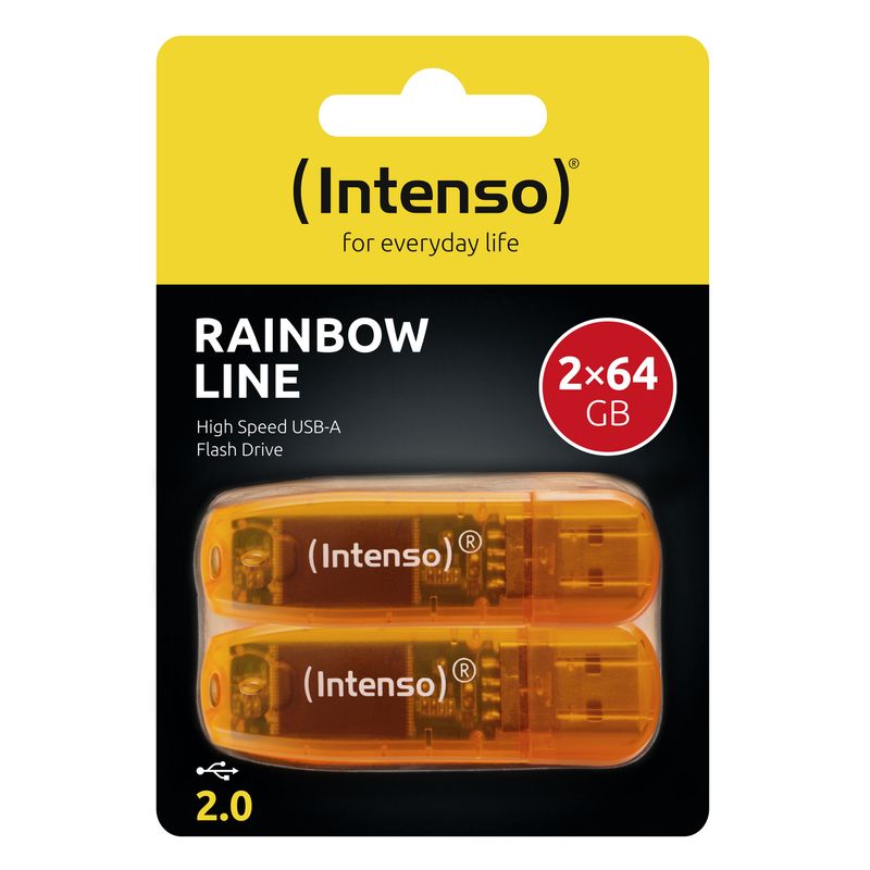 Intenseo-Rainbow-Line-2x-64-GB---Orange