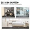 HOMCOM-Scrivania-con-Libreria-per-Camera-Scrivania-Ufficio-Scrivania-Porta-PC-in-Legno-Multicolore-120x60x148cm